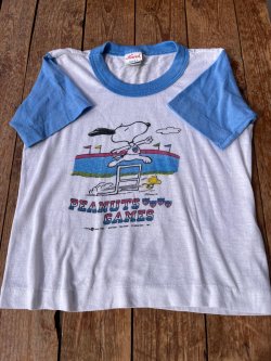 画像1: PEANUTS "MADE IN USA" KIDS VINTAGE T-SHIRTS