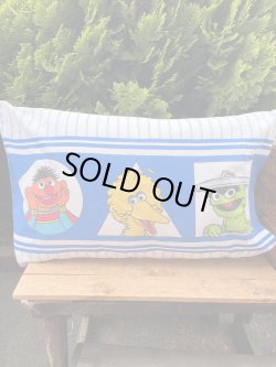 画像2: SESAME STREET "マル▽シカク" VINTAGE PILLOW CASE
