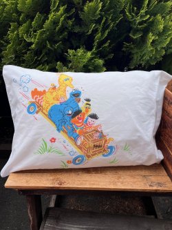 画像3: SESAME STREET "ROLLER COASTER" VINTAGE PILLOW CASE