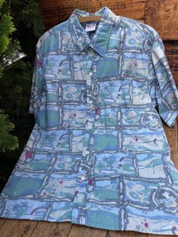 画像1:  GO BAREFOOT "MADE IN USA" 1990'S GOLF⛳️SHIRTS