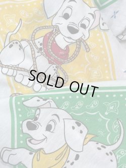 画像13: 101 DALMATIANS "MADE IN USA" VINTAGE TWIN FLAT SHEETS