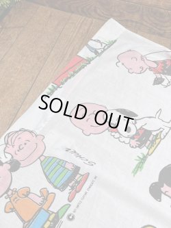 画像4: PEANUTS "HAPPINESS" VINTAGE "KING SIZE"  FLAT SHEETS