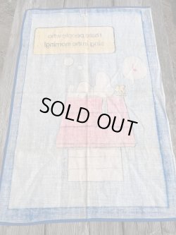 画像2: PEANUTS ”MADE IN IRELAND" VINTAGE LINEN FABRIC🚩