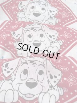 画像14: 101 DALMATIANS "MADE IN USA" VINTAGE TWIN FLAT SHEETS