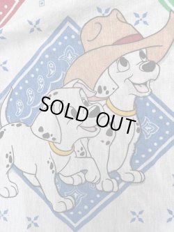 画像11: 101 DALMATIANS "MADE IN USA" VINTAGE TWIN FLAT SHEETS