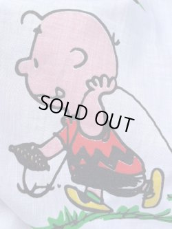 画像10: PEANUTS "HAPPINESS" VINTAGE "KING SIZE"  FLAT SHEETS