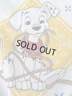 画像12: 101 DALMATIANS "MADE IN USA" VINTAGE TWIN FLAT SHEETS