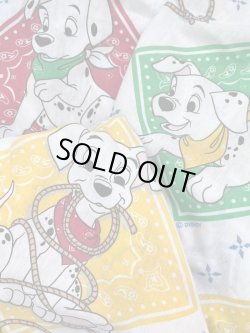 画像8: 101 DALMATIANS "MADE IN USA" VINTAGE TWIN FLAT SHEETS