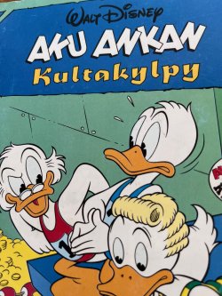 画像3: DISNEY "AKU ANKAN" KULTAKYLPY FINNISH BOOK