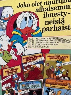 画像5: DISNEY "AKU ANKAN" KARAMELLIKAMMO FINNISH BOOK