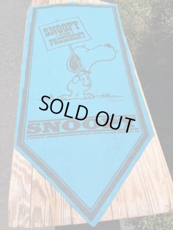 画像1: PEANUTS "SNOOPY FOR PRESIDENT" VINTAGE BANNER