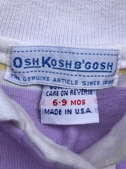 画像4: OSHKOSH "MADE IN USA" KIDS VINTAGE POLO-SHIRTS 