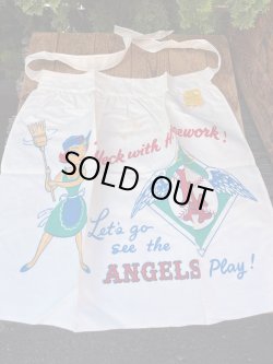 画像1: LOS ANGELES "ANGELS" 1960'S D.STOCK APRON