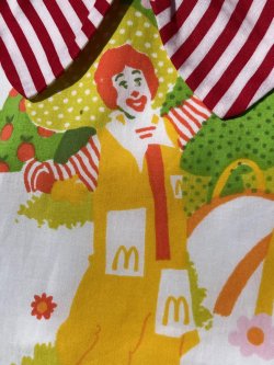 画像2: McDONALD'S "FAWN VINTAGE KIDS HANDMADE DRESS 