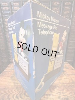 画像9: MICKEY MOUSE "MESSAGE PAD" 1980'S D.STOCK TELEPHONE 
