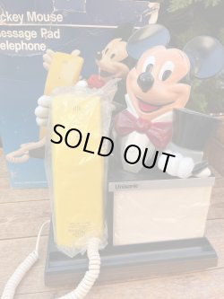 画像1: MICKEY MOUSE "MESSAGE PAD" 1980'S D.STOCK TELEPHONE 