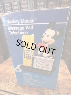 画像10: MICKEY MOUSE "MESSAGE PAD" 1980'S D.STOCK TELEPHONE 