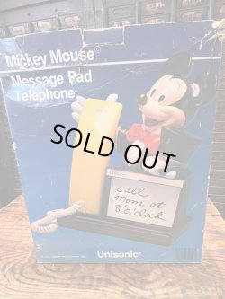 画像13: MICKEY MOUSE "MESSAGE PAD" 1980'S D.STOCK TELEPHONE 