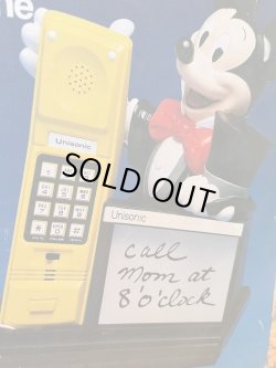 画像3: MICKEY MOUSE "MESSAGE PAD" 1980'S D.STOCK TELEPHONE 