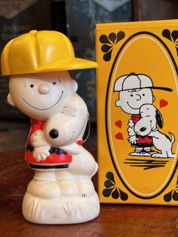 画像1: SNOOPY♥CHARLIE BROWN 1970'S AVON SHAMPOO BOTTLE FIGURE