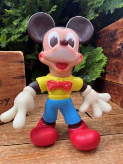 画像1: MICKEY MOUSE "MADE IN ITALY" 1960'S VINYL FIGURE
