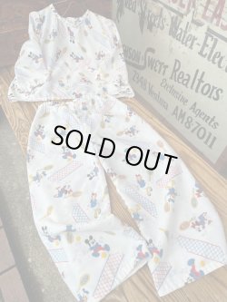 画像1: DISNEY KIDS VINTAGE SHIRTS ＋ PANTS SET