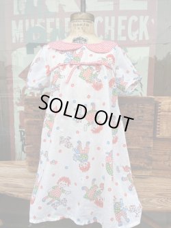 画像1: RAGGEDY ANN & ANDY KIDS 1970'S DRESS 