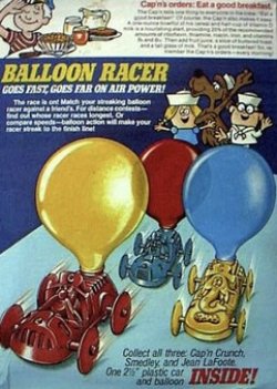 画像10: CAP'N CRUNCH 1970'S BALLOON RACER