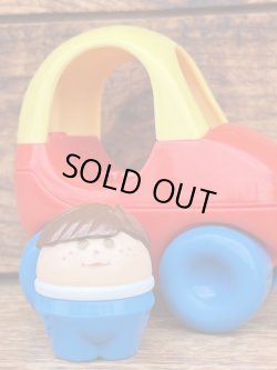 画像1: LITTLE TIKES "YELLOW ROOF" RED CAR ＋ TOTS SET