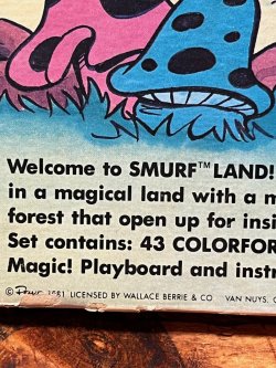 画像9: SMURF LAND 1980'S COLORFORMS PLAY SET