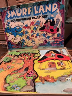 画像12: SMURF LAND 1980'S COLORFORMS PLAY SET