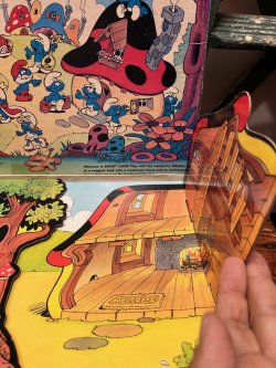 画像16: SMURF LAND 1980'S COLORFORMS PLAY SET