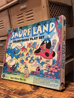 画像2: SMURF LAND 1980'S COLORFORMS PLAY SET