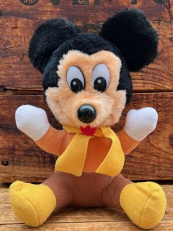 画像1: MICKEY MOUSE "CHRISTMAS CAROL" 1980'S PLUSH DOLL