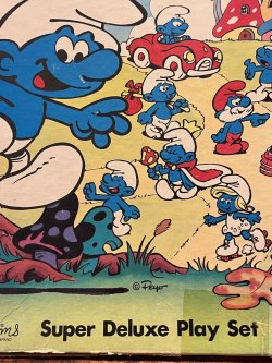 画像5: SMURF LAND 1980'S COLORFORMS PLAY SET
