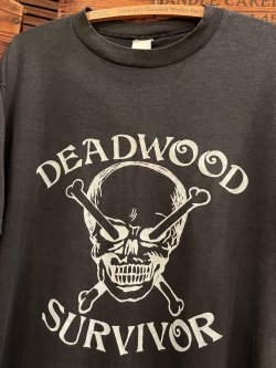 画像4: DEADWOOD SURVIVOR "SKULL & CROSSBONES " VINTAGE MC T-SHIRTS