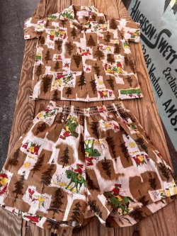 画像2: YOUNGAWEAR "NATIVE AMERICAN" KIDS 1950'S SHIRTS ＋ PANTS SET