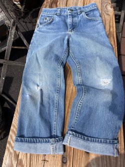 画像1: LEE "MADE IN USA" " KIDS VINTAGE DENIM PANTS 