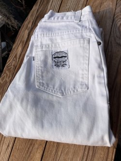画像1: LEVI'S "MADE IN USA" KIDS WHITE JEANS 