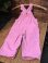 画像3:  CARHARTT "PINK" DUCK KIDS USED OVERALLS