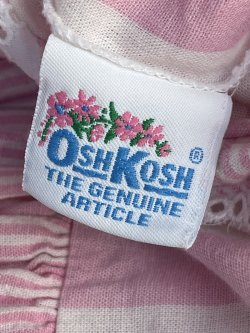 画像14: OSHKOSH "MADE IN USA" KIDS VINTAGE DRESS 