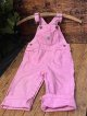 CARHARTT "PINK" DUCK KIDS USED OVERALLS
