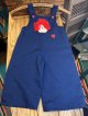 RAGGEDY ANN "I LOVE YOU"  KIDS VINTAGE OVERALL