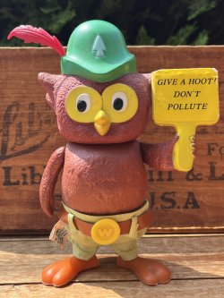 画像1: WOODSY OWL 1970’S DAKIN POSABLE FIGURE