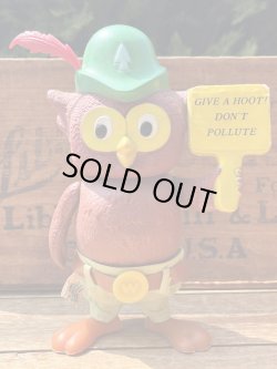 画像1: WOODSY OWL 1970’S DAKIN POSABLE FIGURE