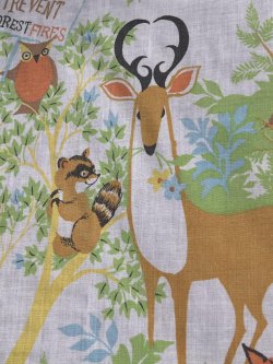 画像11: SMOKEY THE BEAR VINTAGE  FLAT SHEETS 