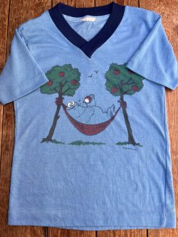 画像1: SESAME STREET "COKIE MONSTER🍪" KIDS VINTAGE T-SHIRTS