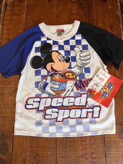画像2: MICKEY MOUSE "SPPED SPORT" KIDS D.STOCK T-SHIRTS