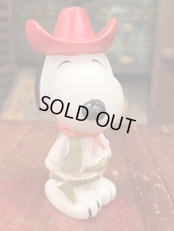 画像1: SNOOPY "COWBOY" 1980'S DANARA FIGURE