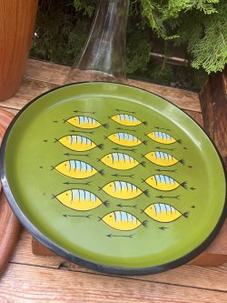 画像2: SCANDINAVIAN DESIGN "FISH" VINTAGE SERVING TRAY